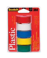Scotch 3/4 in. W X 125  L Assorted Plastic Tape
