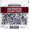 Rust-Oleum Glacier Gray Decorative Color Chips 1 lb.