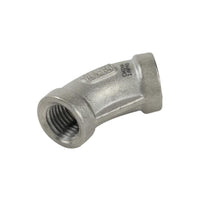 B&K Proline 1/4 in. FIP X 1/4 in. D FIP Stainless Steel 4 in. L 45 Degree Elbow