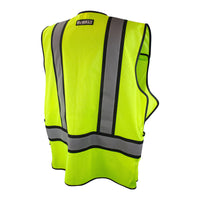 DeWalt Reflective Class 2 Hi-Vis Breakaway Vest Green XL/3XL
