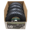 Farm and Ranch 6 in. Dia. x 10 in. Dia. 300 lb. capacity Centered Tire Rubber (Pack of 1)