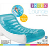 Intex Splash Lounge Pool Float Teal and White with Cupholder Backrest and Handles 75 x 39 in

 - Deal of The Week