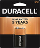 Duracell Coppertop 9-Volt Alkaline Batteries 1 pk Carded