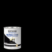 Rust-Oleum Ultra Cover Satin Canyon Black Paint Exterior and Interior 250 g/L 1 qt (Pack of 2)