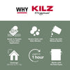 Kilz Original White Flat Oil-Based Primer And Sealer 1 Qt. (Pack Of 6)