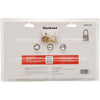 SmartKey Laminated Steel 2" Padlock SMT KA with Cover and 1-1/2" Shackle 4/pk