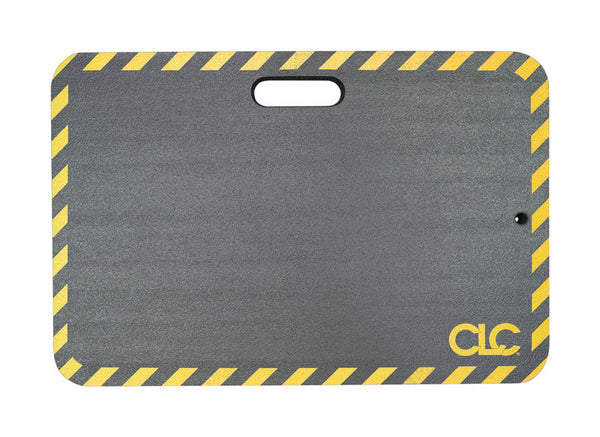 Alfombrilla para arrodillarse mediana de caucho de nitrilo butadieno de 21 pulgadas de largo y 14 pulgadas de ancho CLC, color negro
