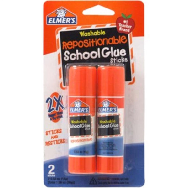 Elmer's Medium Strength Glue Clear Glue Stick 0.53 oz (Pack of 4)