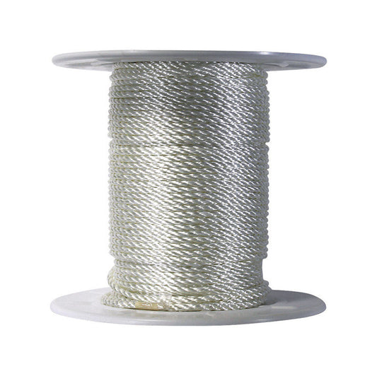 Koch 1/4 in. D X 600 ft. L White Twisted Nylon Rope