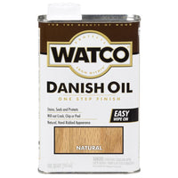 Watco Rust-Oleum Transparent Natural Oil-Based Danish Oil 1 qt.