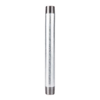 STZ Industries 3/4 in. MIP each X 3/4 in. D MIP Galvanized Steel 9 in. L Nipple