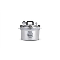 All American 1930 Aluminum Pressure Canner 15.5 qt Silver