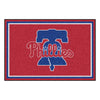 MLB - Philadelphia Phillies Bell 5ft. x 8 ft. Plush Area Rug