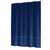 Sttelli Radiance 72 in. H X 72 in. W Navy Shower Curtain Polyester (Pack of 3)