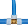 Apollo PEX-A 3/4 in. Expansion PEX in to T X 3/4 in. D Barb  Brass Reducing Tee (Pack of 25)