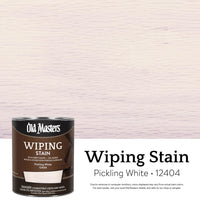 Old Masters Pickling White Wiping Stain 1 qt. (Pack of 4)