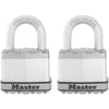 Master Lock 3-3/32 in. H X 1-13/64 in. W X 2 in. L Steel Ball Bearing Locking Padlock Keyed Alike