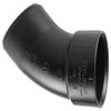 Charlotte Pipe 1-1/2 in. Hub X 1-1/2 in. D Spigot ABS 40 Degree Street Elbow