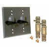 Bell Square Aluminum 2 gang Weatherproof Cover