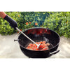 Weber Charcoal Rake Stainless Steel 21 Inch Long 4 Inch Wide Grill Tool for Moving Hot Coals 
