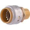 SharkBite Push to Connect 3/4 in. PF X 1/2 in. D MPT Brass Reducing Adapter