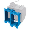 Carlon PVC Blue 1-Gang Rectangle Box Extension 4.89 cu. in. Capacity, 4.22 H x 1 D x 2.14 W in.