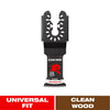 Diablo 1-1/4 in. X 1-1/4 in. W Bi-Metal Oscillating Blade Clean Wood 1 pk