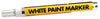 Forney White Valve Tip Paint Marker 1 pk