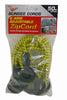 Keeper Black/Yellow Adjustable Bungee Cord 50 in. L X 0.14 in. 1 pk