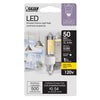 Feit Electric Clear Warm White Mini Candelabra E11 Dimmable LED Bulb 4.5W 3000K 120V