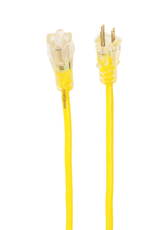 Yellow Jacket Outdoor 50 ft. L Yellow Extension Cord 14/3 SJTW