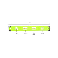 Mayes 12 in. Aluminum Magnetic Torpedo Level 4 vial