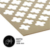 ALM SHT CLOVRLEAF 12X24" (Pack of 3)