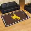 University of Wyoming 5ft. x 8 ft. Plush Area Rug