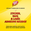 Goof Off Citrus Scent Adhesive Gunk Remover Gel 16 oz. (Pack of 6)
