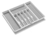 Madesmart 2 in. H X 13 in. W X 16 in. D Plastic Adjustable Silverware Tray - Open Box