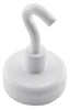 Magnet Source 1.4 in. L X 1 in. W White Magnetic Hooks 9 lb. pull 2 pc