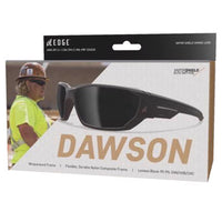 Edge Dawson Anti-Fog Safety Glasses Smoke Lens Black Frame 1 pk
