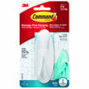 3M Command 4-1/8 in. L White Bath Hook (Pack of 4)