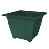 Bloem Dayton Ocean Turtle Green Resin UV-Resistant Square Planter Box 11 H x 15 W x 15 D in.