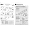 National Hardware 72 in. L Satin Nickel Silver Steel Barn Door Hanger Kit 1 pc