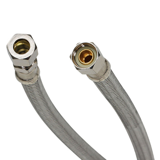Fluidmaster 3/8 in. Compression X 3/8 in. D Compression 20 in. Stainless Steel Connector