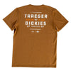 Dickies Traeger L Short Sleeve Brown Tee Shirt