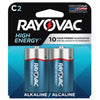 Rayovac High Energy C Alkaline Batteries 2 pk Carded - Open Box