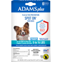Adams Plus Flea & Tick Spot On For Dogs
