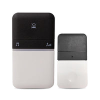 Heath Zenith Piezo Black/White Plastic Wireless Door Bell