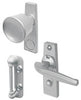 Prime-Line Silver Aluminum Tulip Knob Latch 3 pk