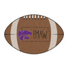 Kansas State University Southern Style Football Rug - 20.5in. x 32.5in.