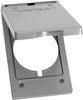 Sigma Engineered Solutions Rectangle Metal 1 gang 30/50 Amp Receptacle Cover