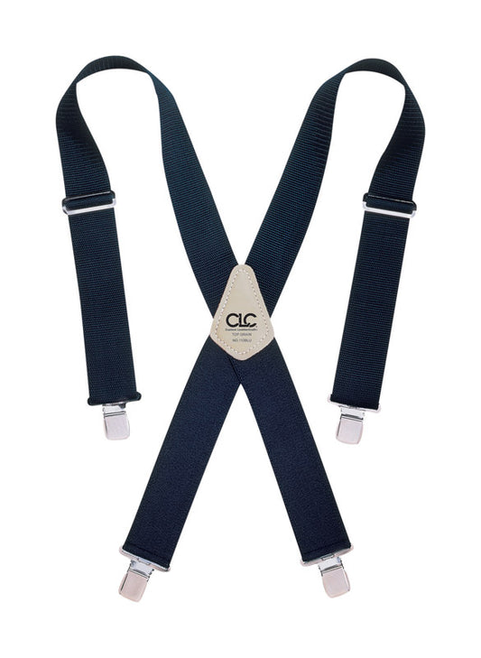 CLC Blue One Size Fits Most Nylon Adjustable Heavy-Duty Work Suspenders 4 L x 2 W in.